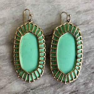 Kendra Scott Mint Green Danielle earrings